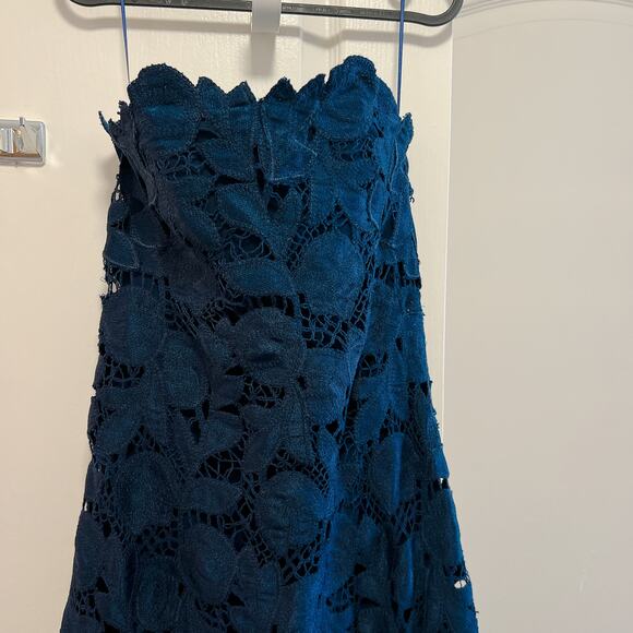 Simkhai Valletta Strapless Embroidered Midi Dress Size 4 - Picture 7 of 9